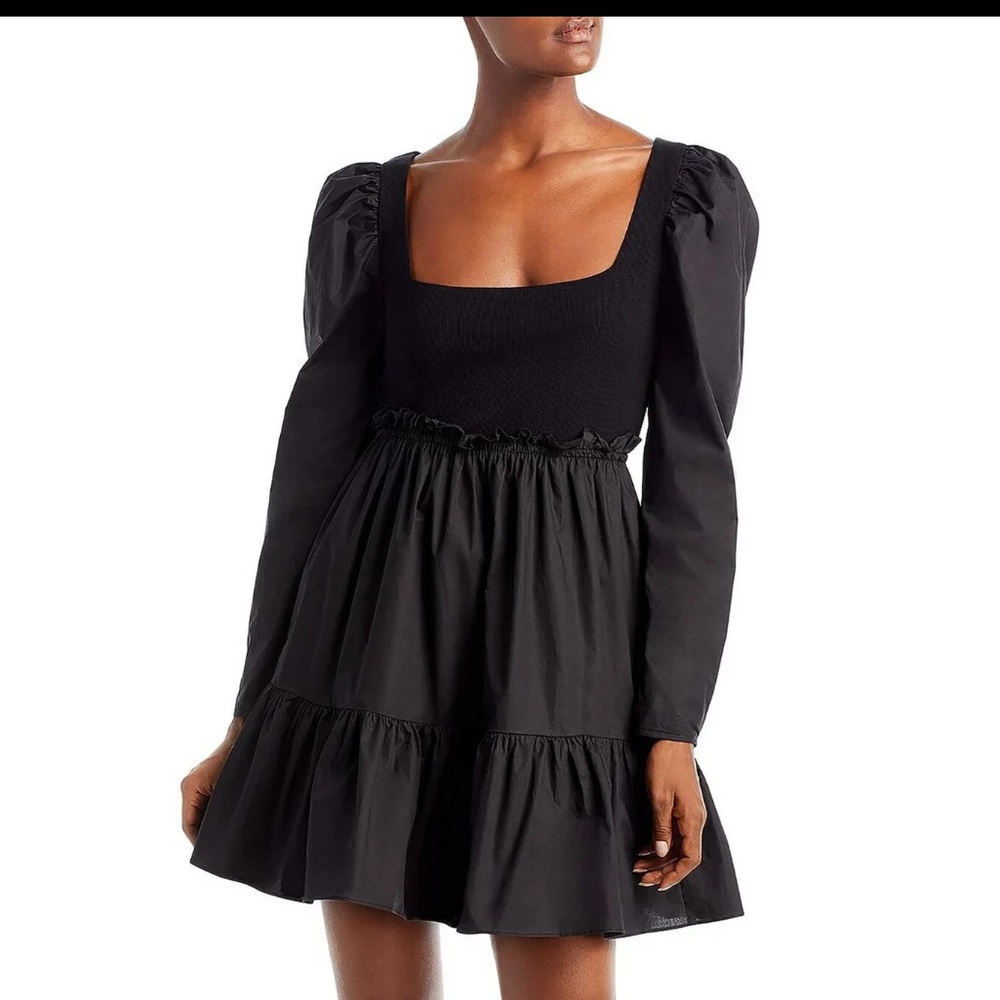 AQUA Bubble Mini Dress NWT
